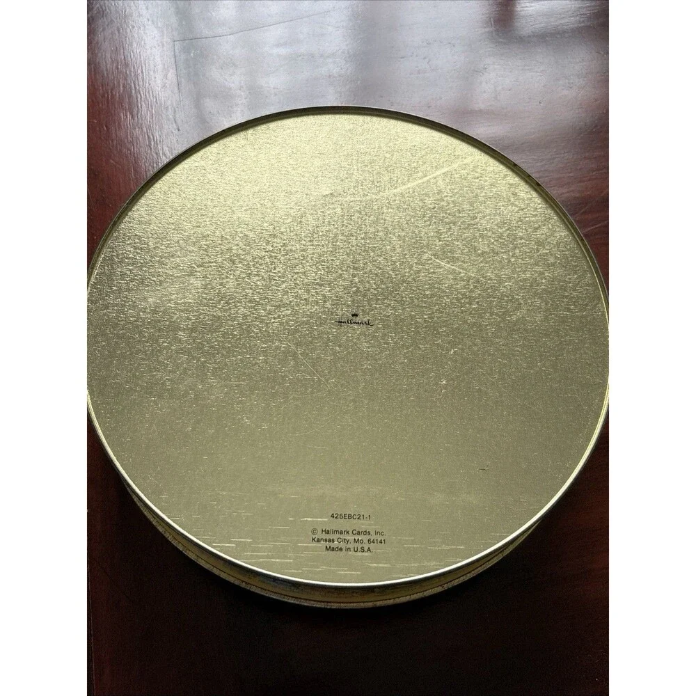 Vintage Floral Hallmark Tin Container 10